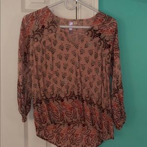 Long sleeve flowy shirt